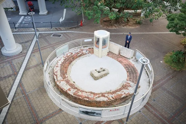 軽便鉄道転車台跡
