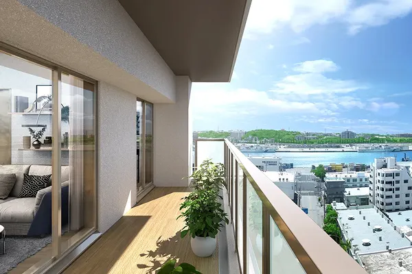 バルコニー完成予想図