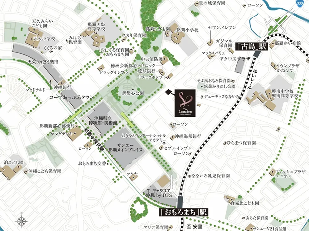 現地周辺MAP