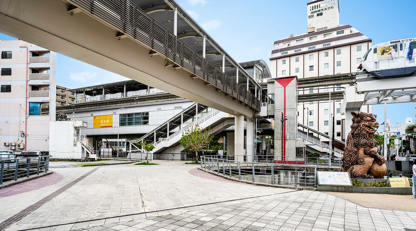 ゆいレール「牧志」駅イメージ画像｜ワイズエステムコート那覇泊 BASE
